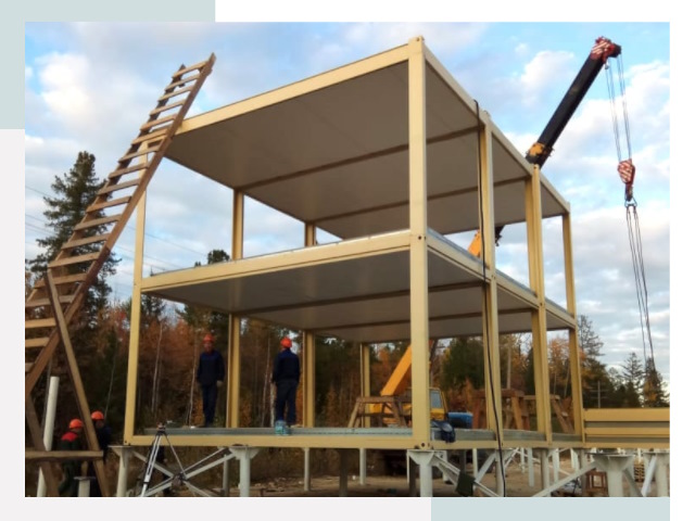 Строительство модульных здания Набережные Челны