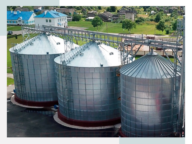 Металлические силосы в Набережных Челнах