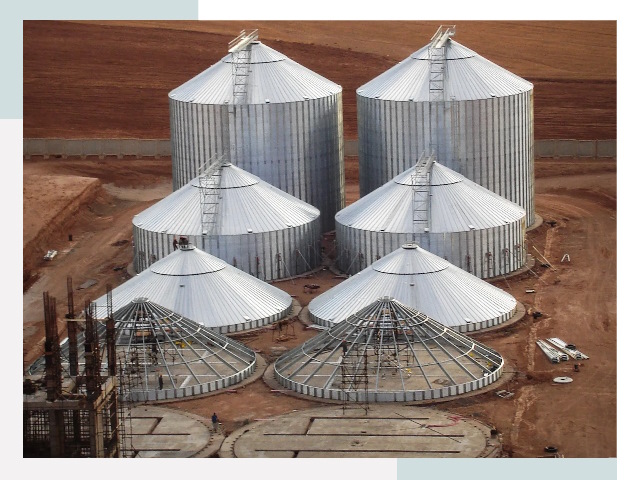 Строительство зерновых силосов в Набережных Челнах