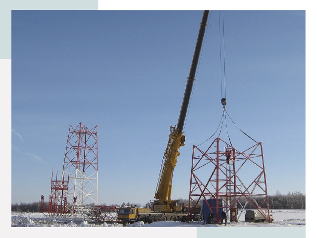 Монтаж вышек связи в Набережных Челнах