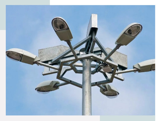 Монтаж осветительных мачт в Набережных Челнах