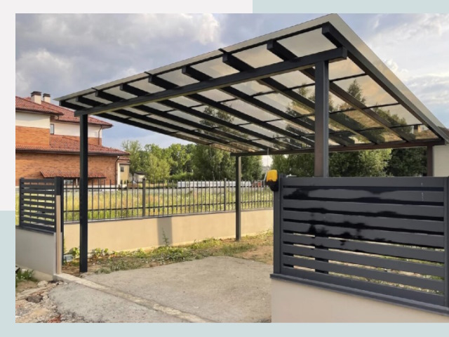 Металлические навесы в Набережные Челны от 609 руб. за м²