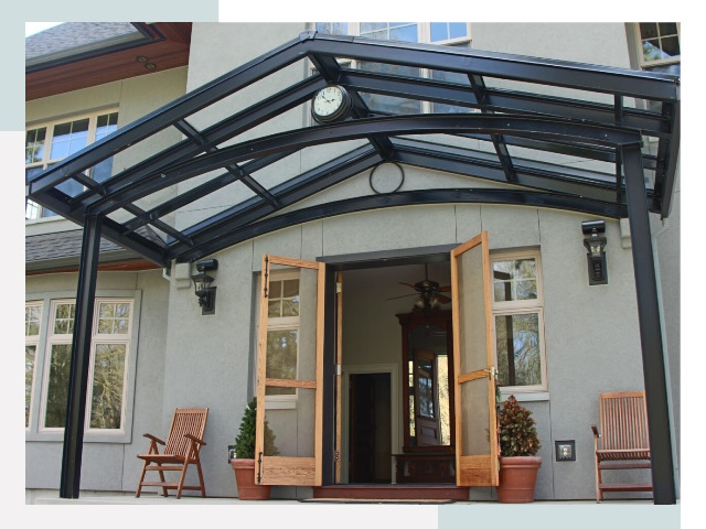 Козырьки металлические в Набережных Челнах