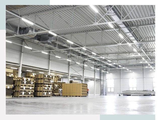 Освещение ангаров в Набережных Челнах