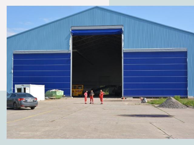 Ангарные ворота в Набережные Челны от СтальСтрой-Нбр по цене 609 руб.