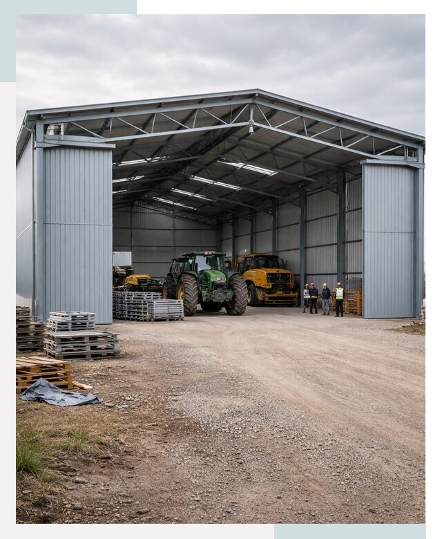 Ангары для сельхозтехники в Набережных Челнах от 20316 р. | СтальСтрой-Нбр