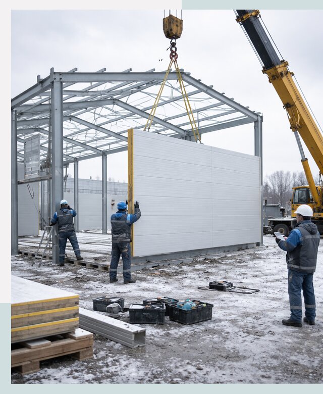 Строительство холодильных складов под ключ в Набережных Челнах