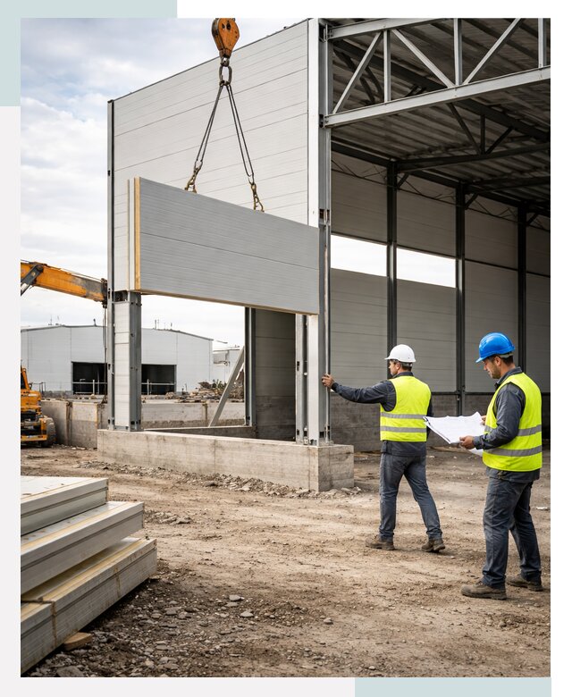 Склад из сэндвич панелей под ключ в Набережных Челнах от 9650 р. | СтальСтрой-Нбр