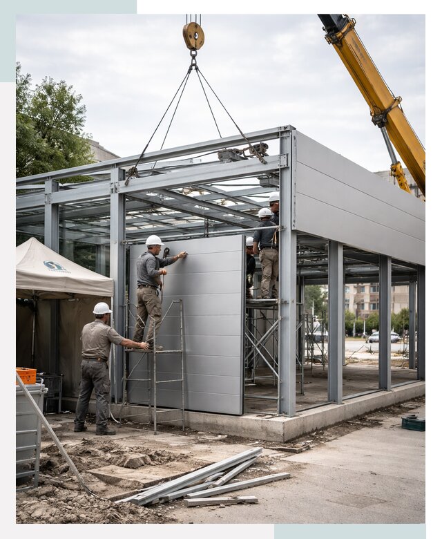 СтальСтрой-Нбр: торговый павильон под ключ в Набережных Челнах от 35553 р.