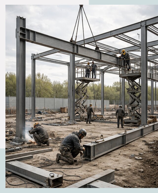 Строительство выставочных павильонов из металлоконструкций в Набережных Челнах