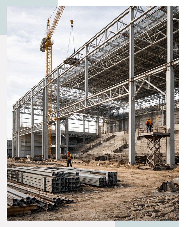 Строительство спортивных комплексов в Набережных Челнах от 30474 р. | СтальСтрой-Нбр